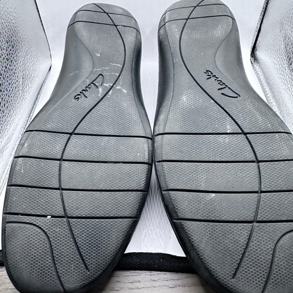 Square Toe Tortoiseshell Slip On Loafers Clarks US Size 9 - Picture 4 of 7